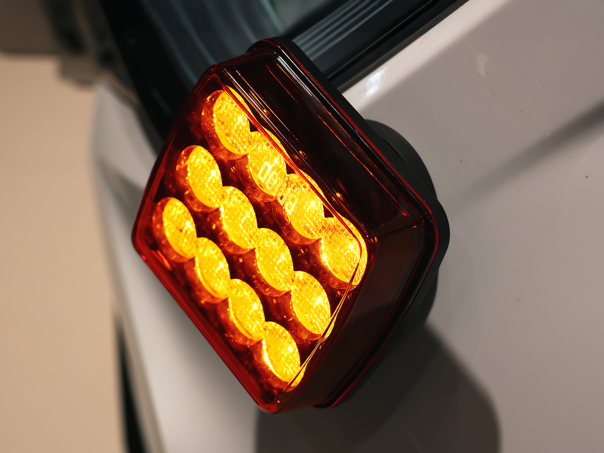BriodLights 2 st Laddningsbart varningsljus m. magnet - 5