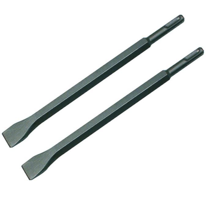 Mejselset SDS, spets- och flatmejsel 16 mm dia 200, Beast