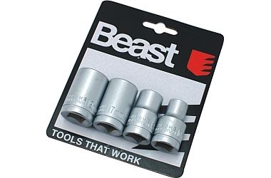 Hylsnyckelsats 1/2 tum 1013 1719 mm krom-vanadium, Beast