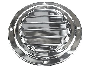 Luftventil, 100 mm diam rostfri