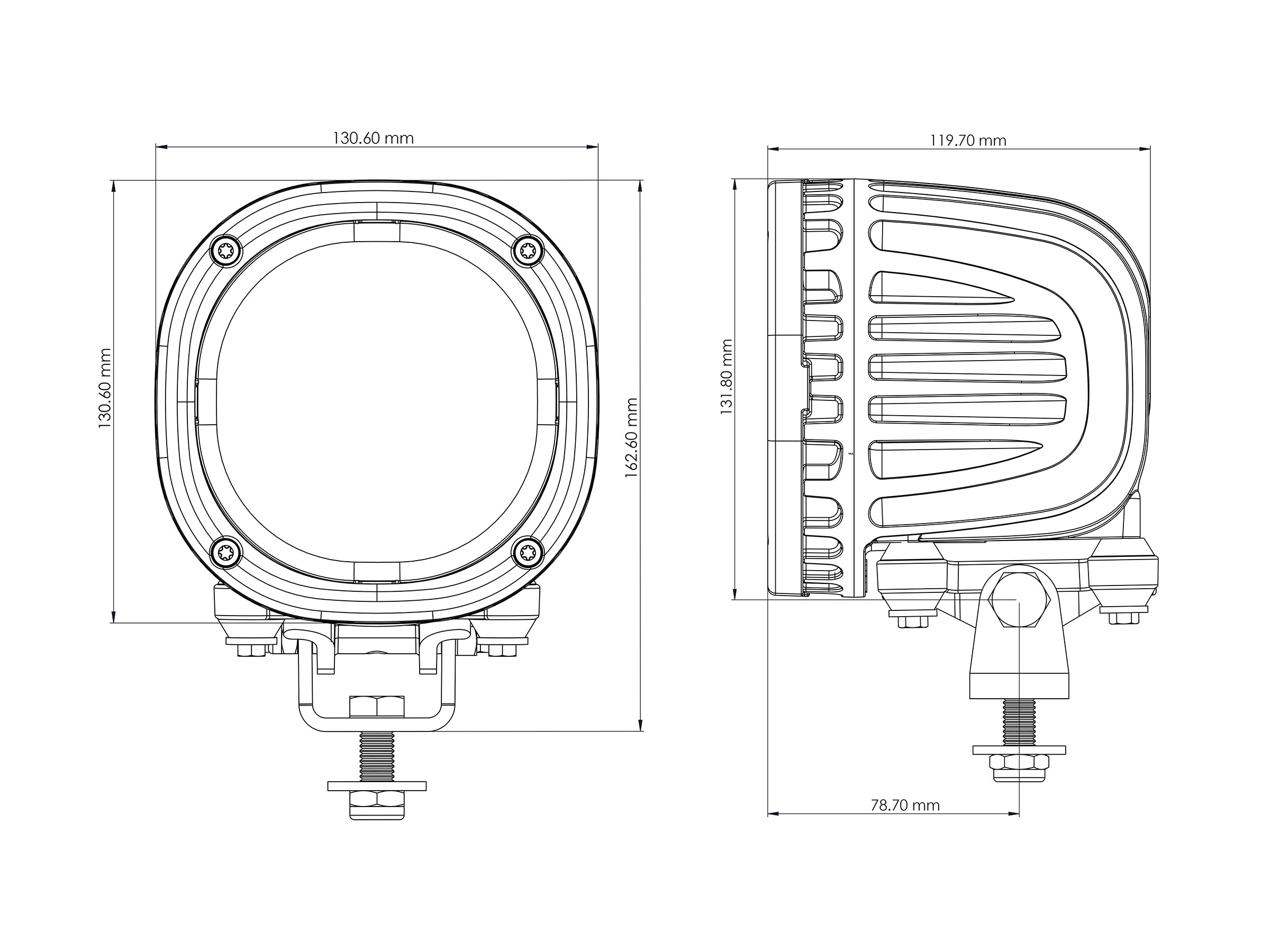 LED Arbetslampa Tyri 1313 8000 lm