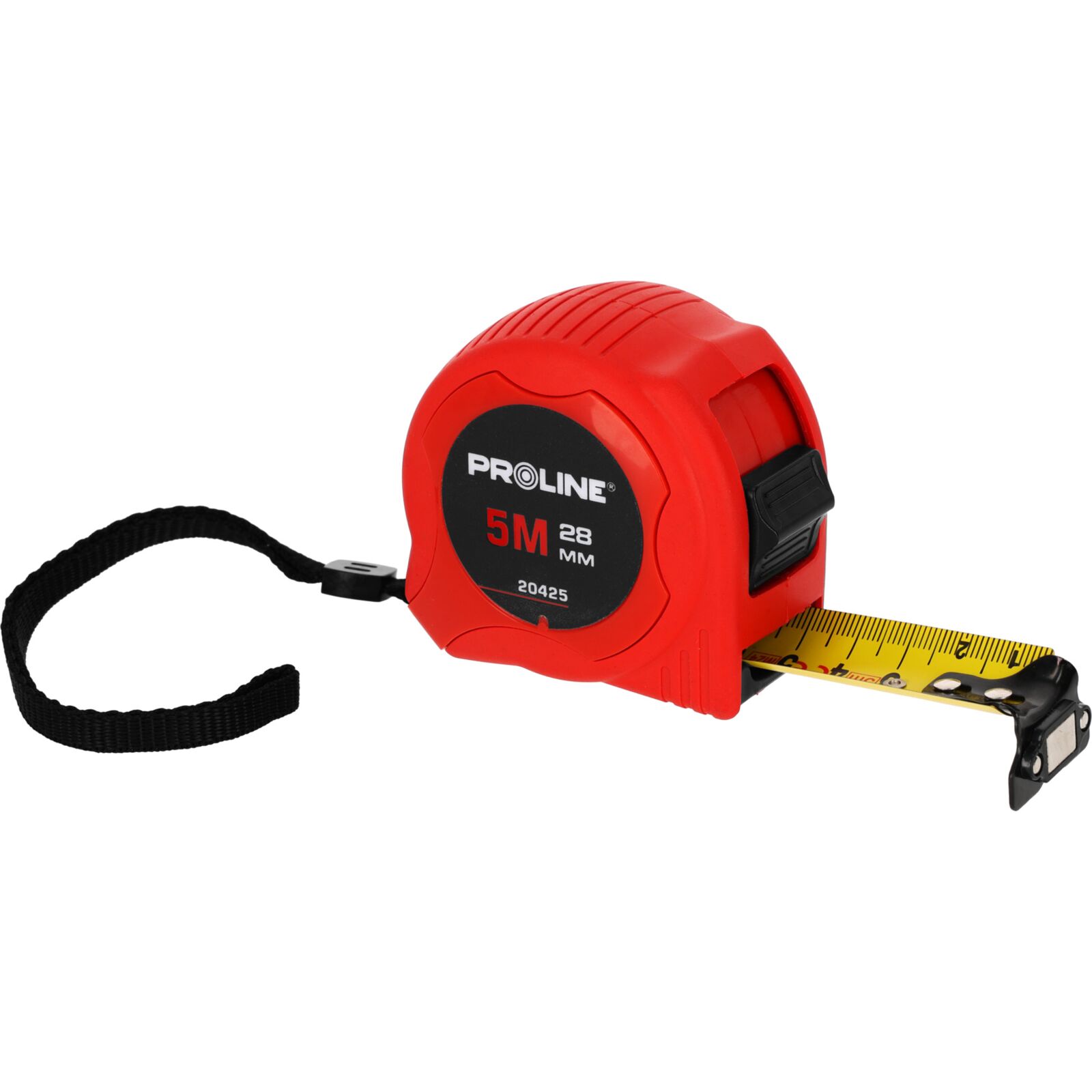 PROLINE TOOLS Måttband 5m/28 mm, Nylon, CE, Proline