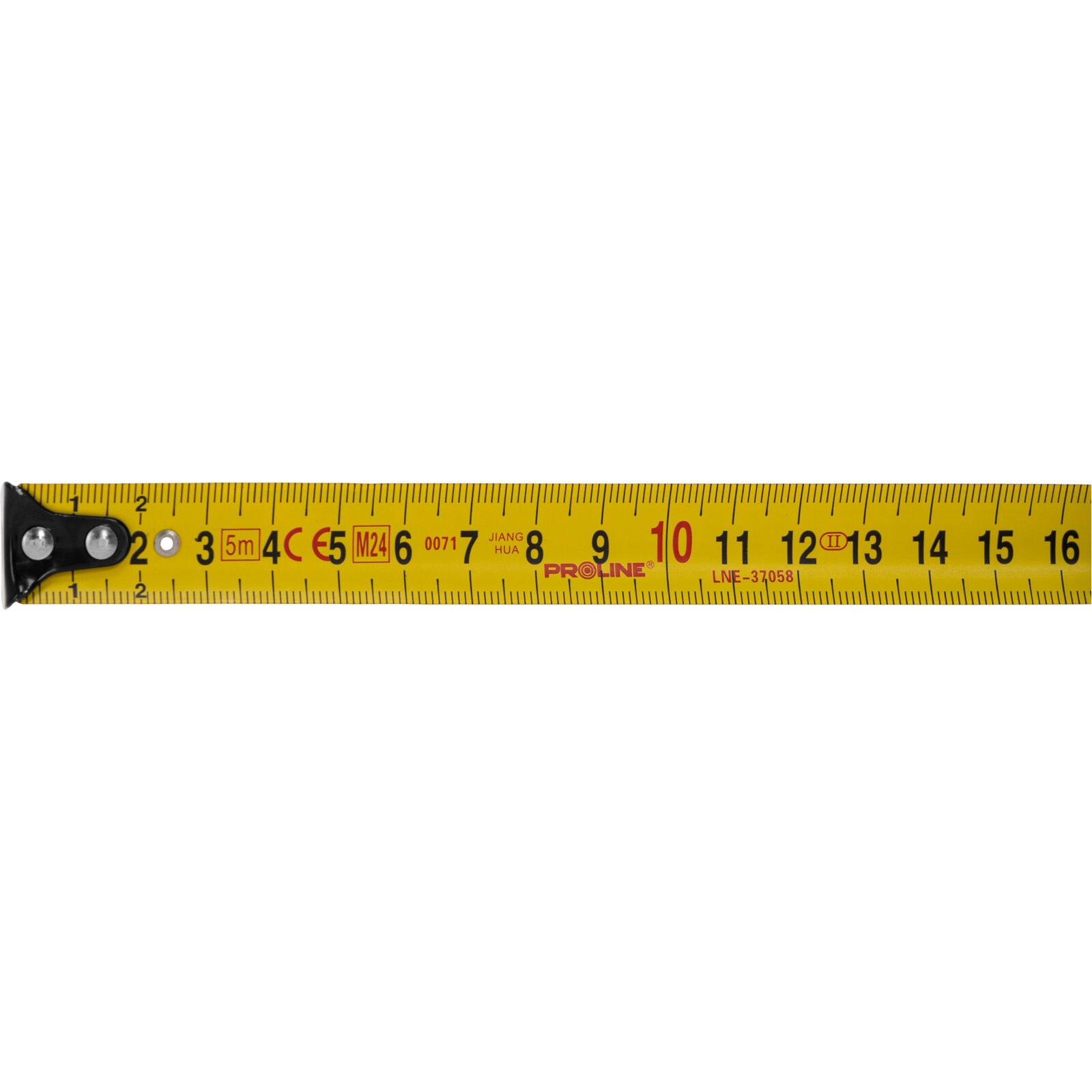 PROLINE TOOLS Måttband 5m/19 mm, Mattsvart Rem, CE, Proline - 3