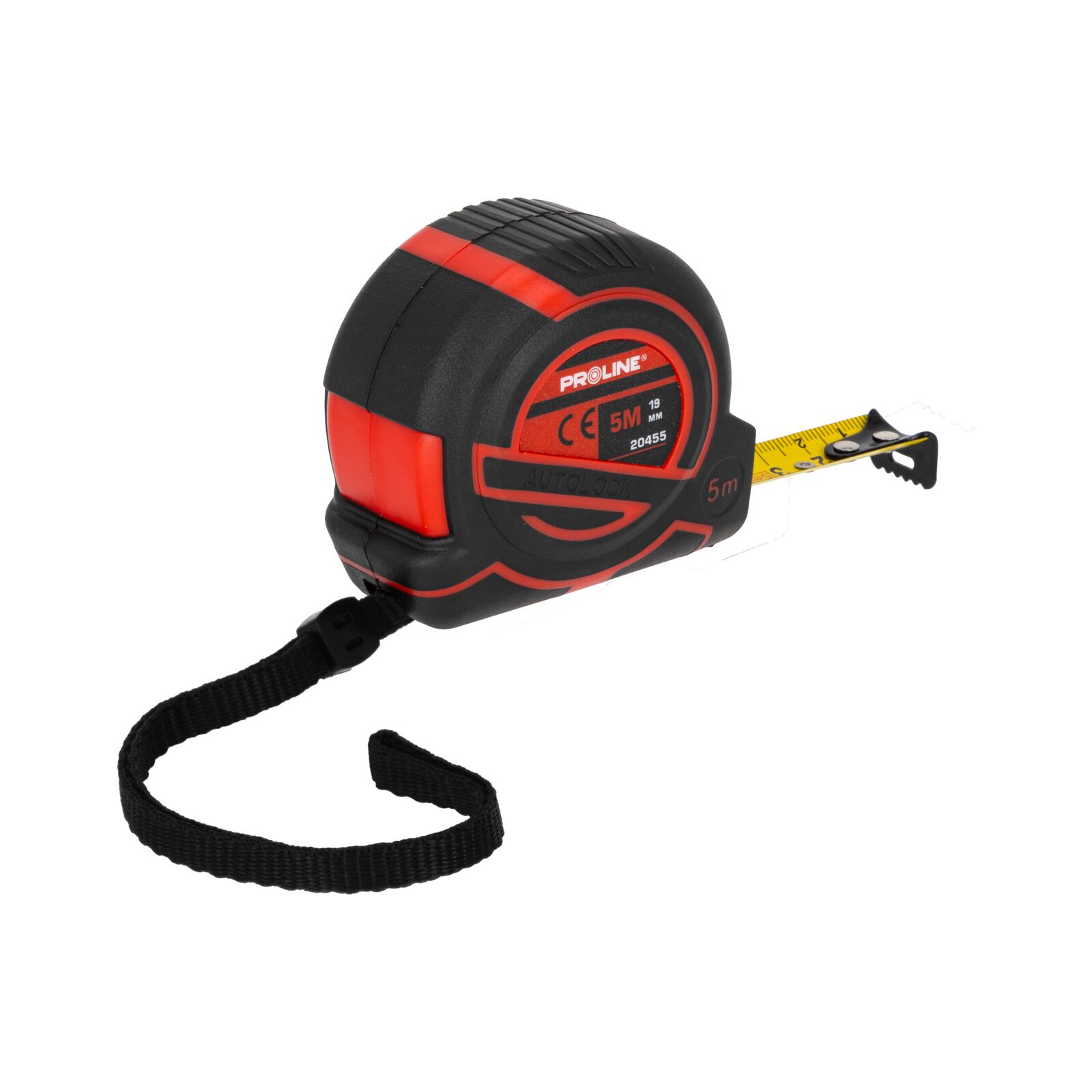 PROLINE TOOLS Måttband 5m/19 mm, Mattsvart Rem, CE, Proline - 5