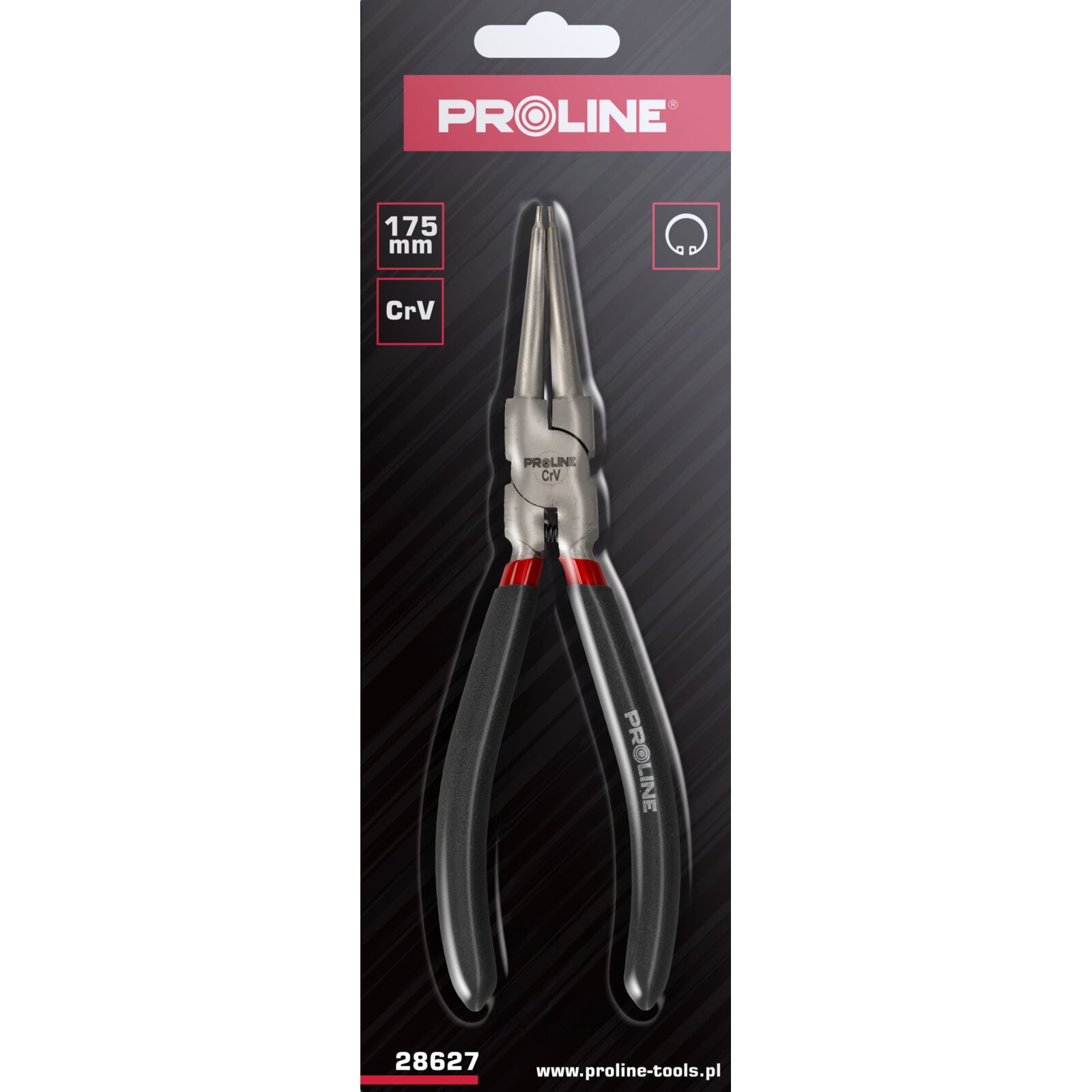 PROLINE TOOLS Spårringstång raka käftar invändiga 175 mm, Proline - 5