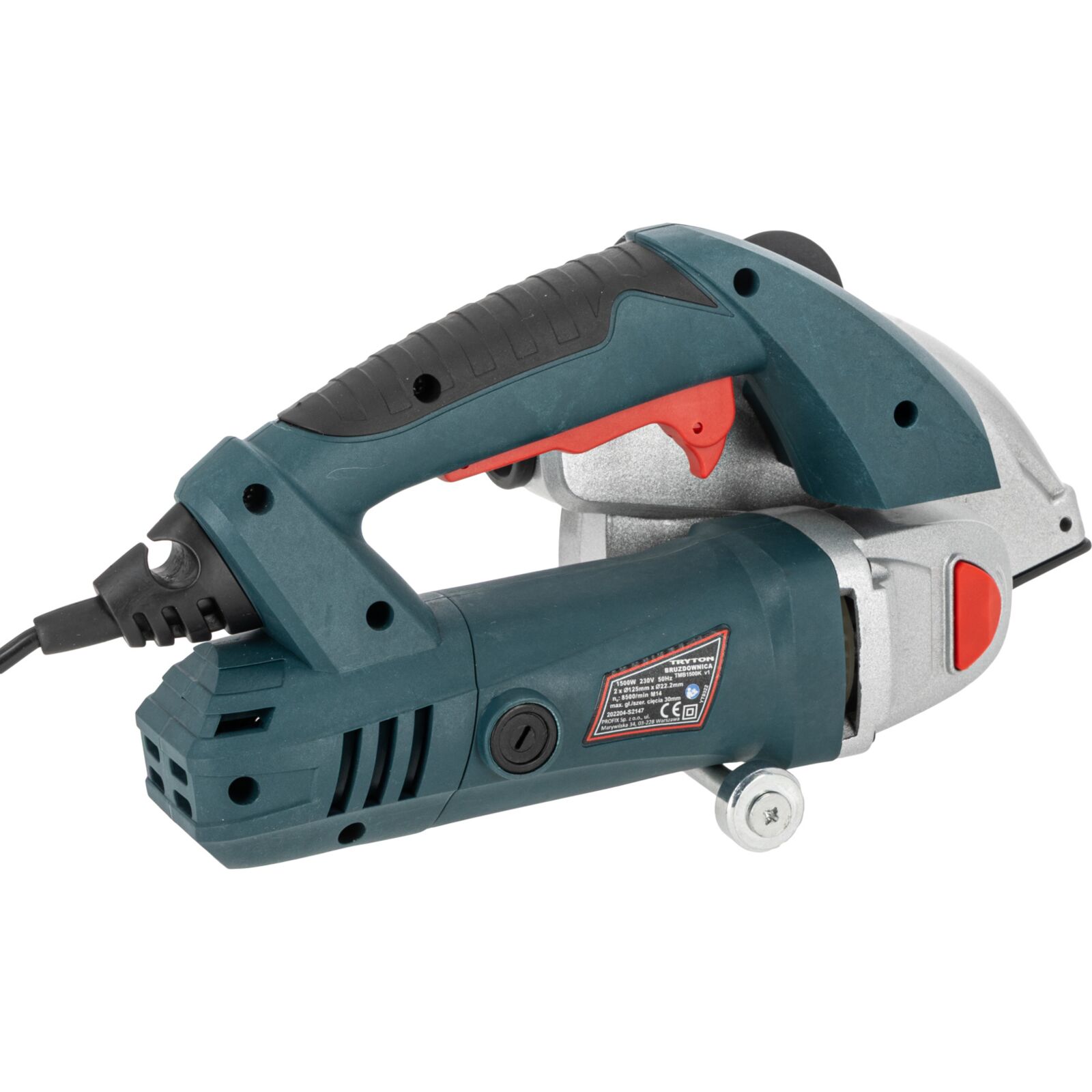 Tryton MURSPÅRFRÄS 1500W, 8500 RPM 125 mm, djup 5-30 mm, bred 8-30 mm - 5