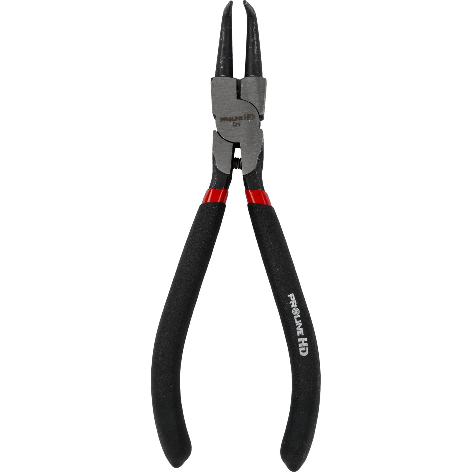PROLINE TOOLS Spårringstång vinklade käftar 180 mm, för invändiga spårringar, Proline - 4