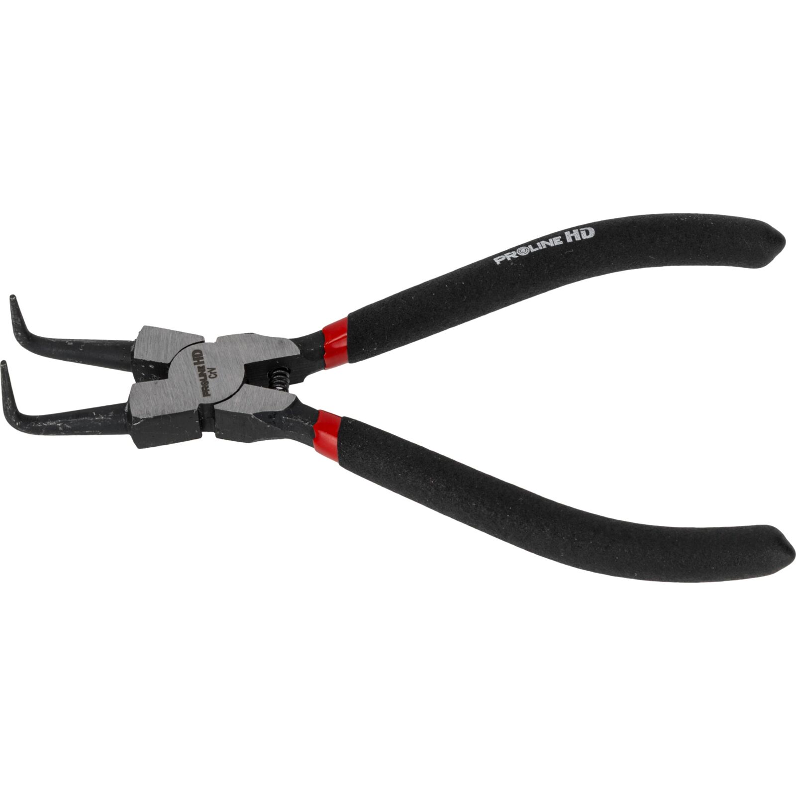 PROLINE TOOLS Spårringstång vinklade käftar 180 mm, för invändiga spårringar, Proline - 2