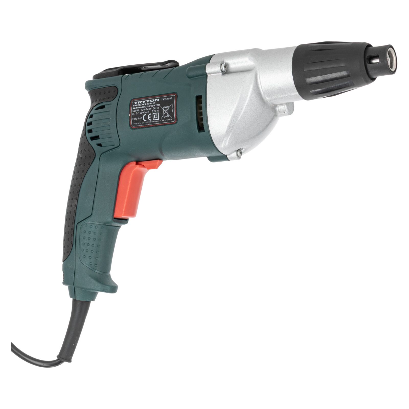 Tryton Gipsskruvdragare 500W, 0-1600/min - 4