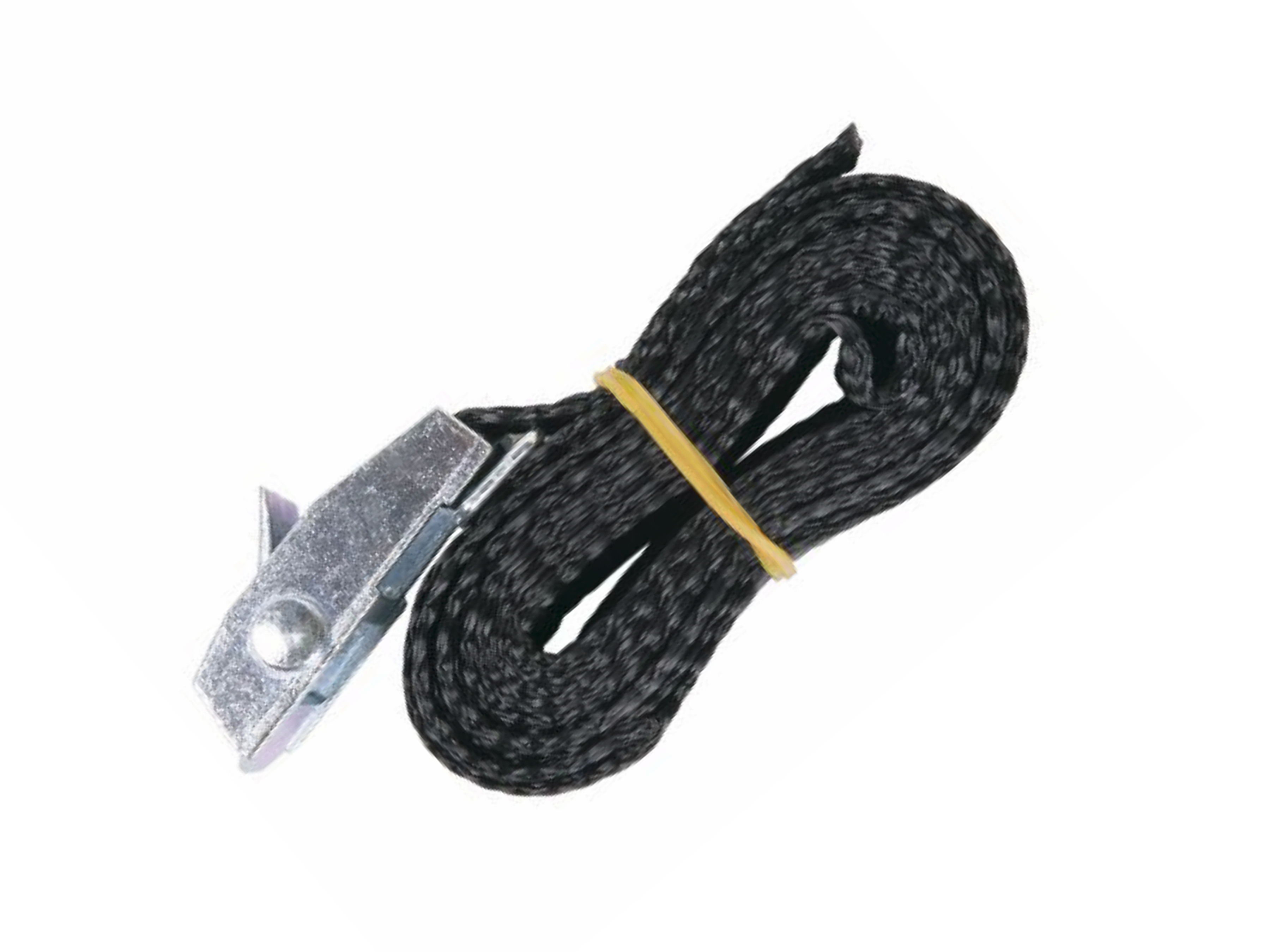 Kamlåssurrning 25 mm 0,5 m svart 250 kg (rakt drag)