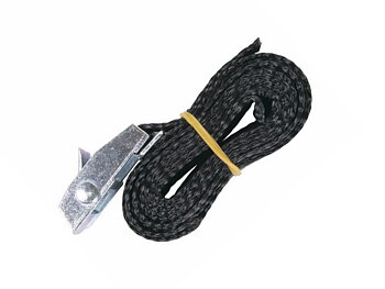 Kamlåssurrning 25 mm 0,5 m svart 250 kg (rakt drag)