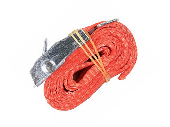 Kamlåssurrning 25 mm 1 m röd 250 kg (rakt drag)