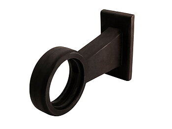 Gummiarm rak 165 mm