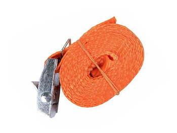 Kamlåssurrning 25 mm 2 m orange 250 kg (rakt drag)