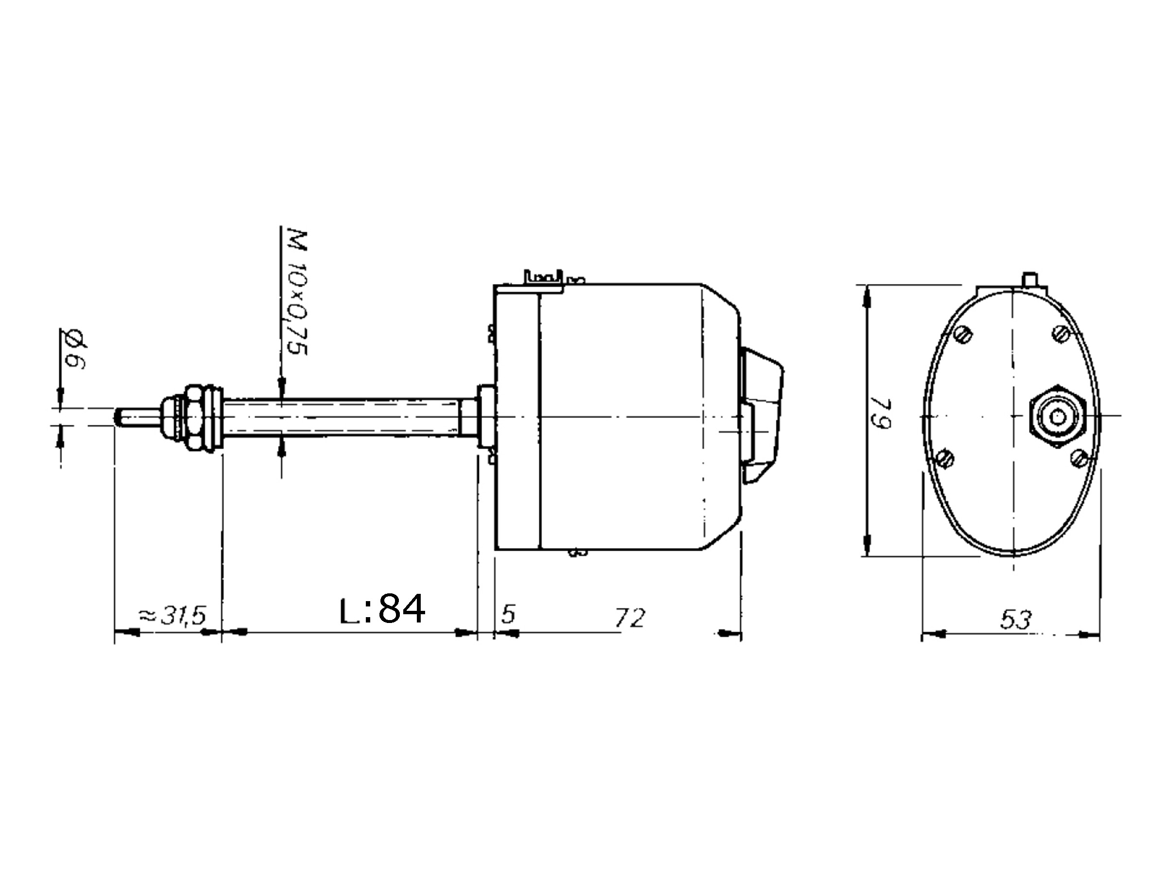 DOGA torkarmotor 112 12V 85 gr - 2