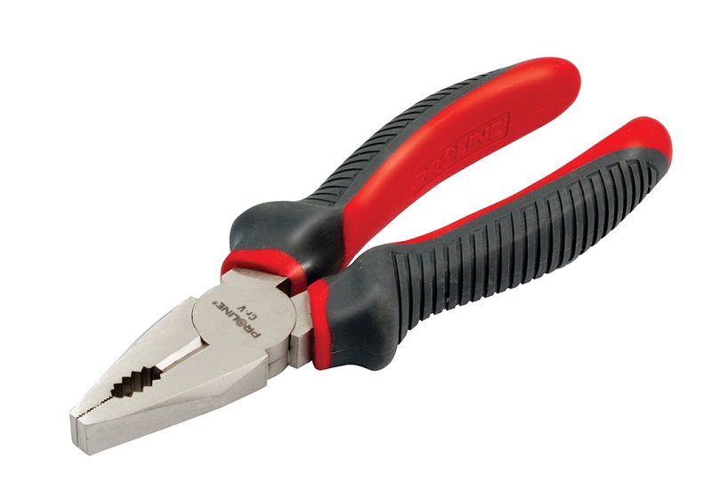 PROLINE TOOLS Kombitång 160-200 mm, Sköna Gummibaklädda Handtag, Proline (Storlek (mm) : 160)