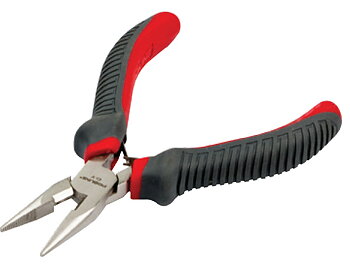 PROLINE TOOLS Flacktång 160 mm, Rundad Käft, Räfflad Grepyta, Proline