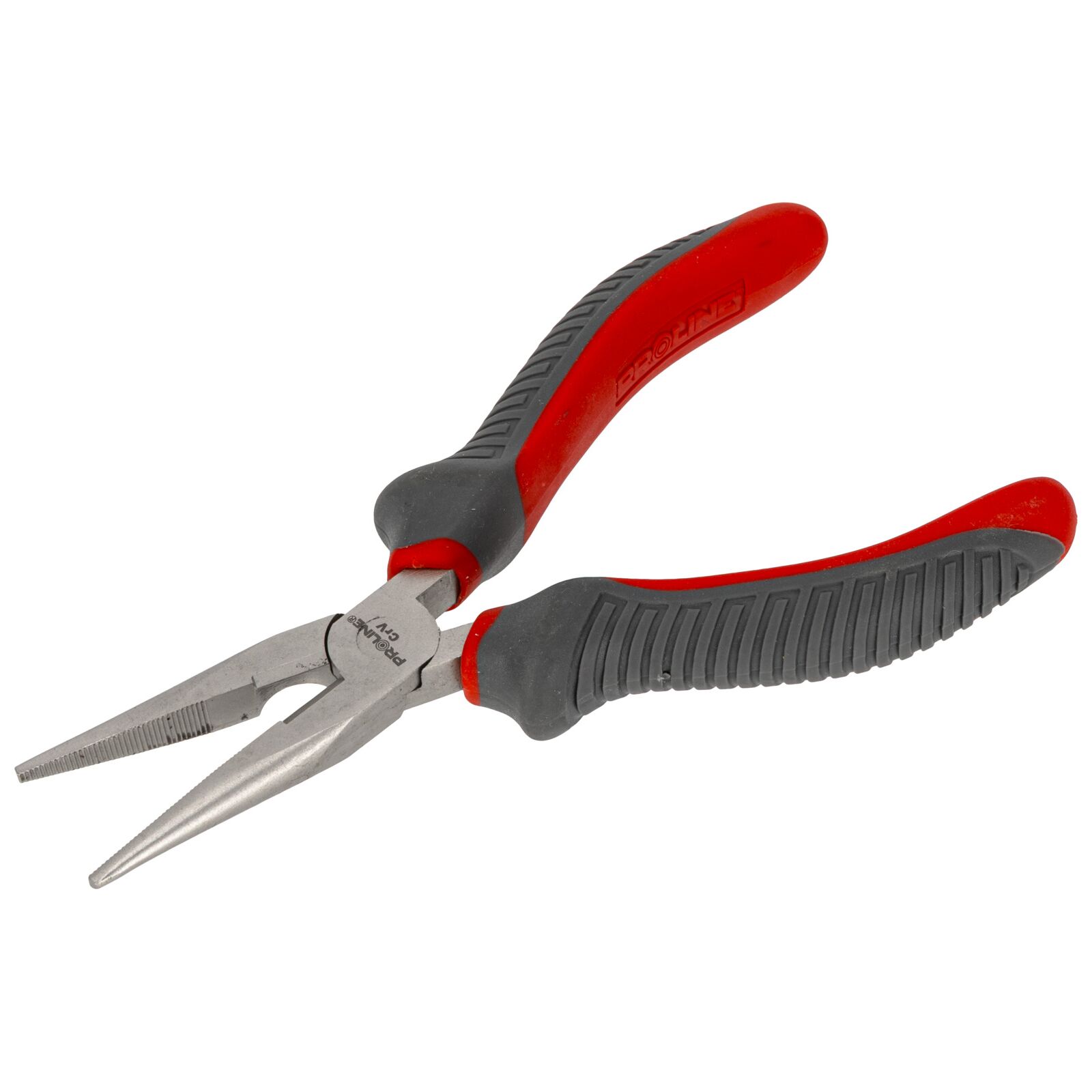 PROLINE TOOLS Flacktång 160 mm, Rundad Käft, Räfflad Grepyta, Proline - 2