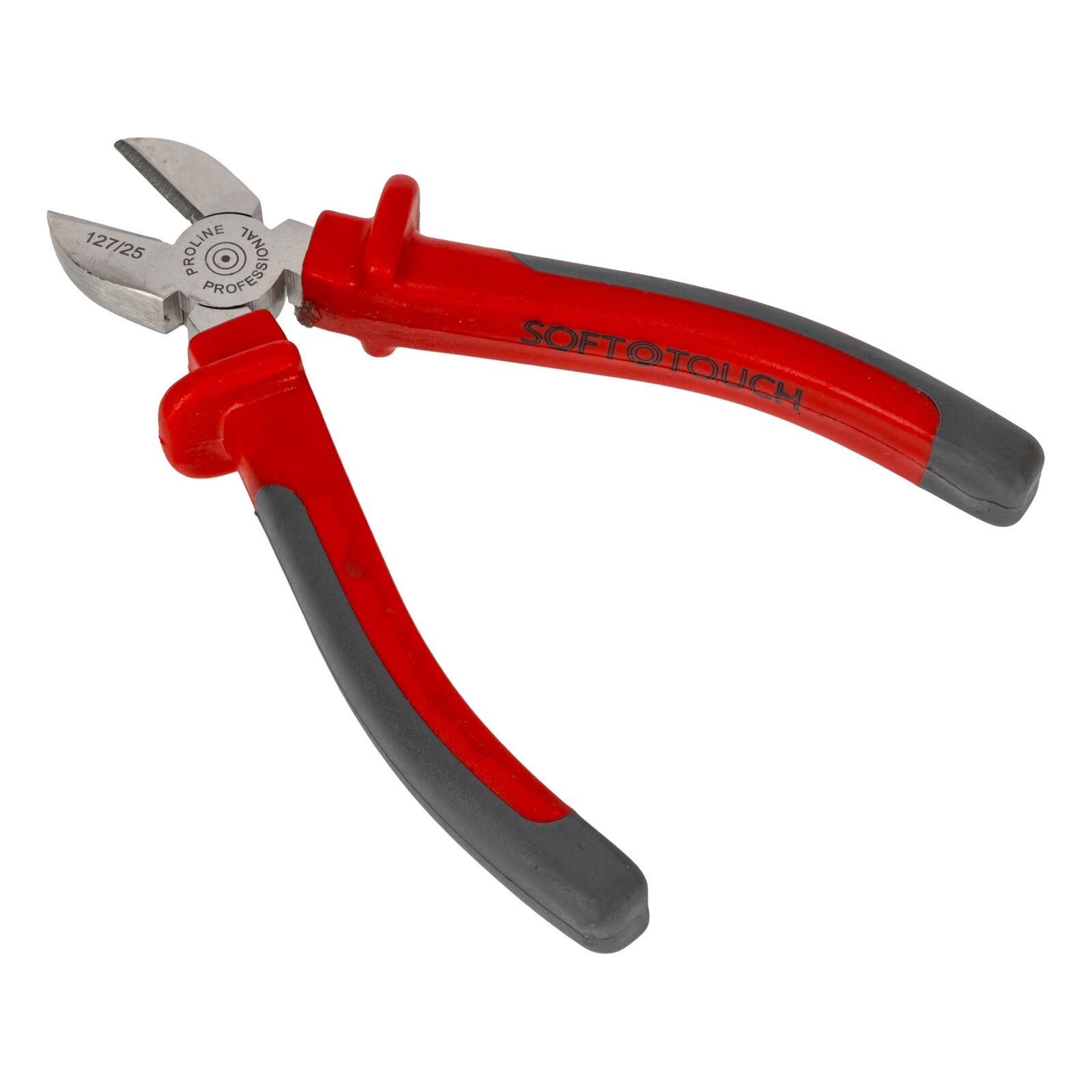 PROLINE TOOLS Sidavbitare 160 mm, Drop Forged, Härdat, Satin Finish, Tungt Utförande, Plast och Gummi, Grå och Mörkblå, Proline - 3