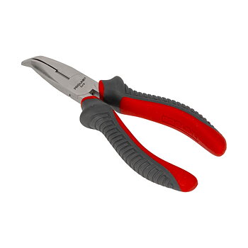 PROLINE TOOLS Flacktång böjd 160 mm, rundad käft, Proline