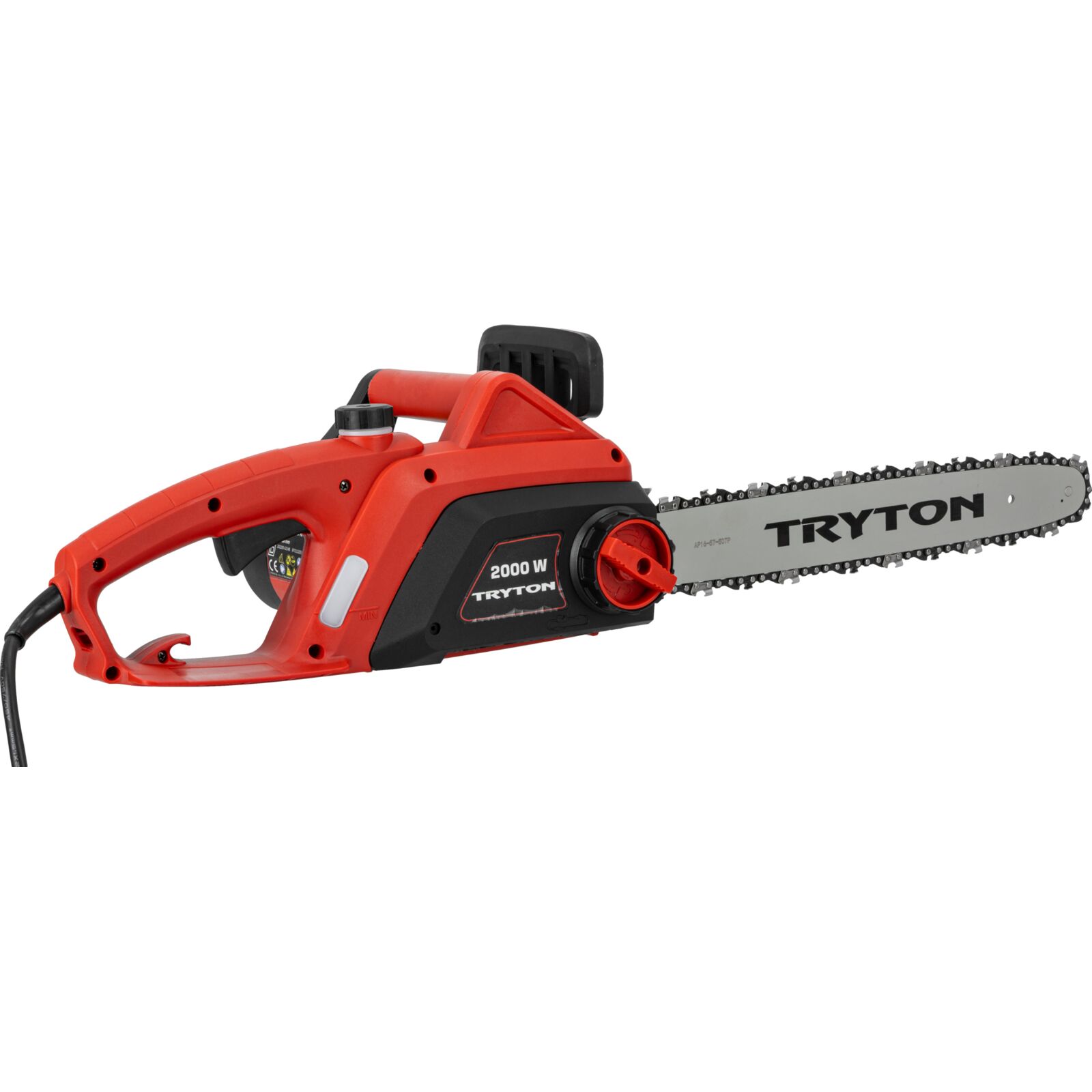 Tryton ELEKTRISK KEDJESÅG 2000W 40 cm, spännare används utan verktyg - 7