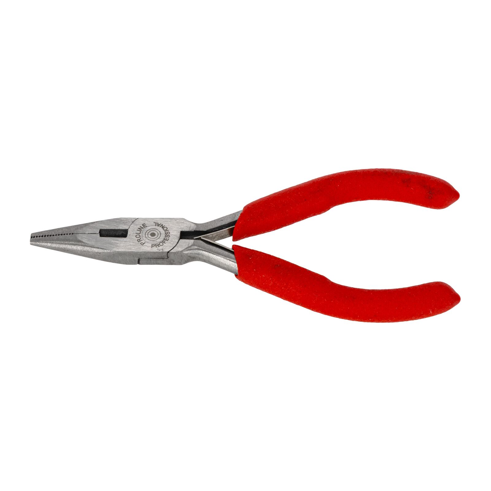 PROLINE TOOLS Flacktång 120 mm Micro med fjäder, rundad lång käft, Proline - 5