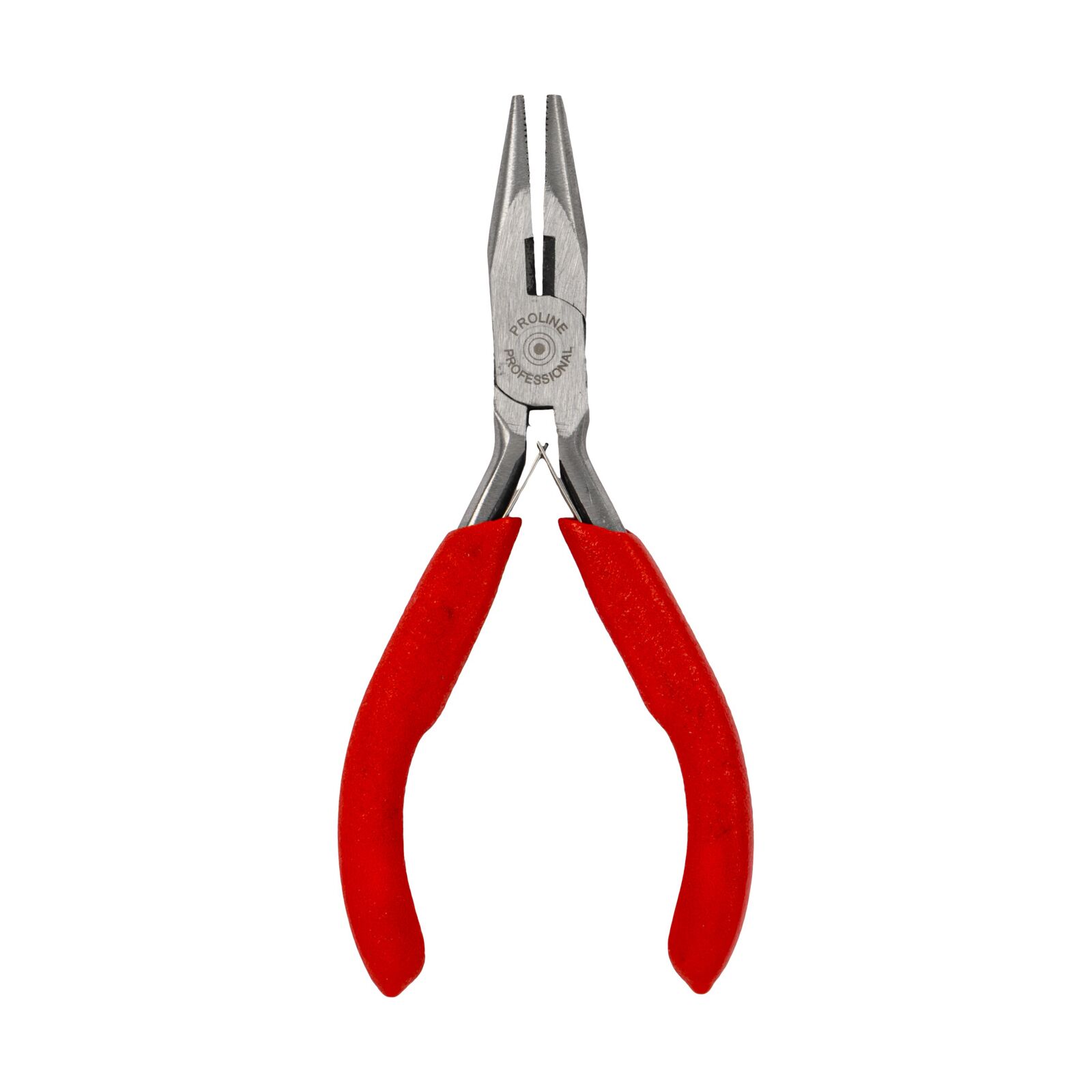 PROLINE TOOLS Flacktång 120 mm Micro med fjäder, rundad lång käft, Proline - 2
