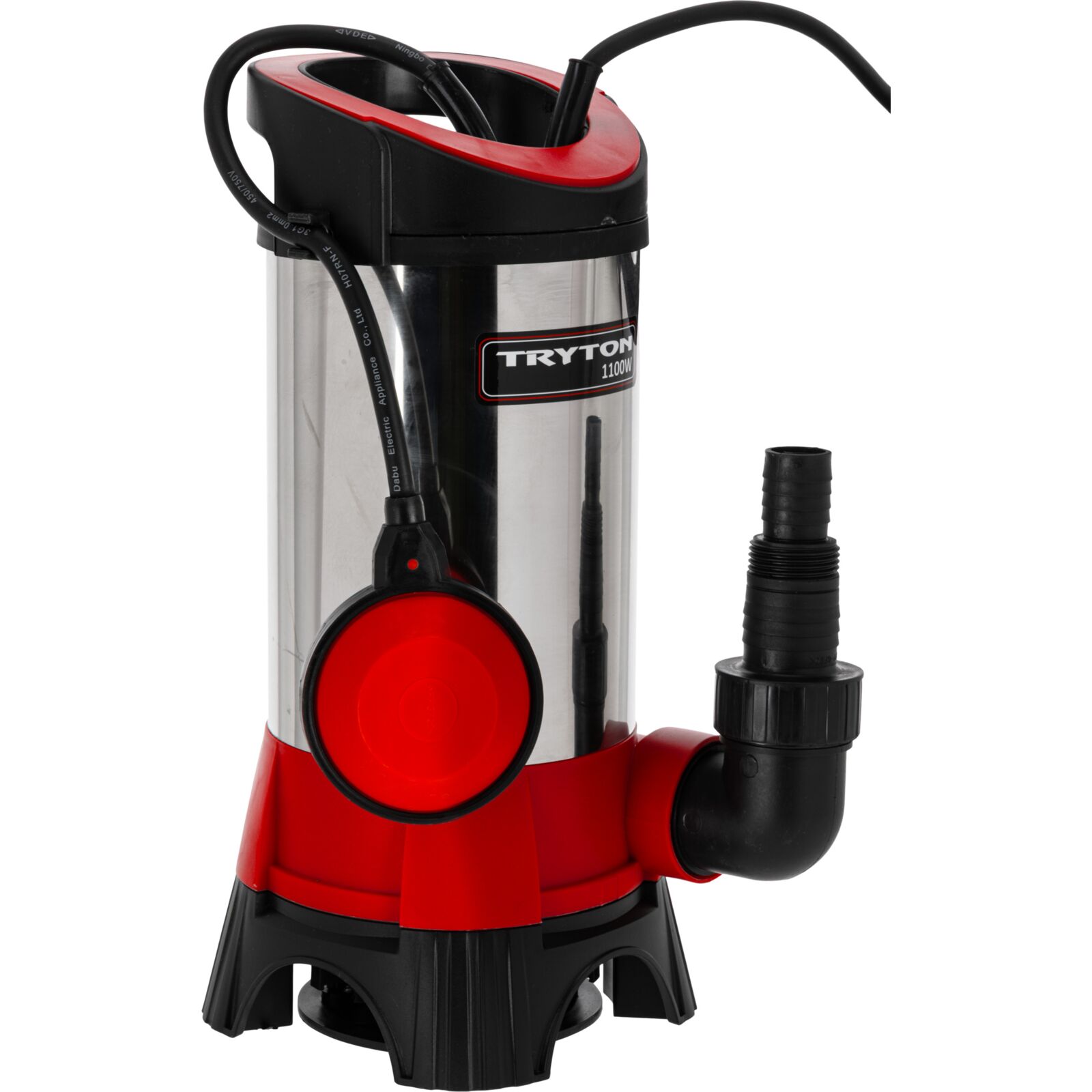 Tryton Dränkbar pump för smutsigt vatten, 1100W, 11m / 7m - 3