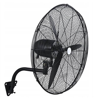 Kraftfull väggfläkt 75 cm 230W - industrifläkt för väggmontering, 17400m3/h, inkl. varvtalsreglerare