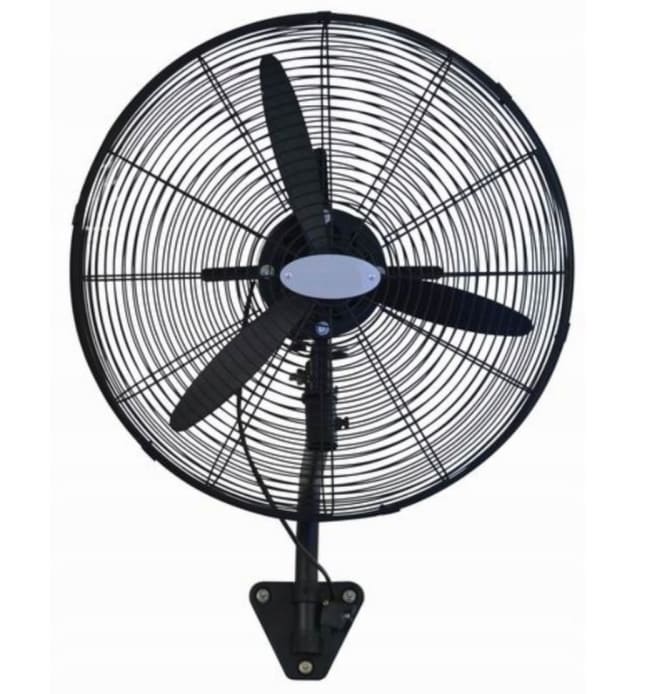 Kraftfull väggfläkt 75 cm 230W - industrifläkt för väggmontering, 17400m3/h, inkl. varvtalsreglerare - 2