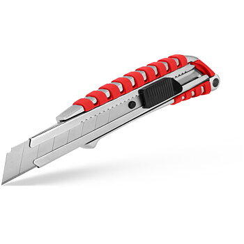 PROLINE TOOLS Brytbladskniv 18 mm, SK5, Aluminium/Gummihandtag, Proline
