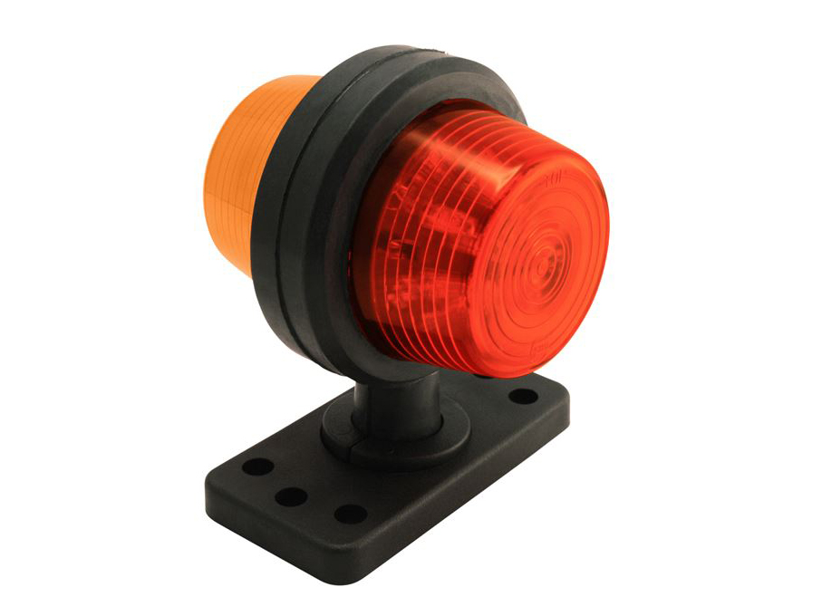 LED Positionsljus 110 mm röd/orange