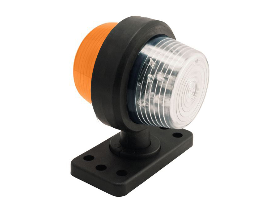 LED Positionsljus 110 mm vit/orange