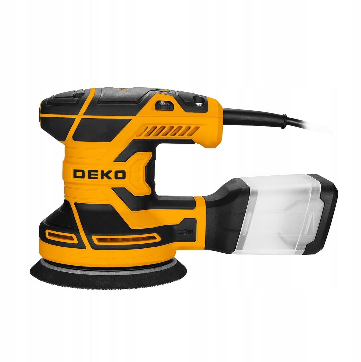 Oscillerande polermaskin 230V 125 mm, 320 W, 7000-14000 RPM, justering av sliprondeller, Deko - 6