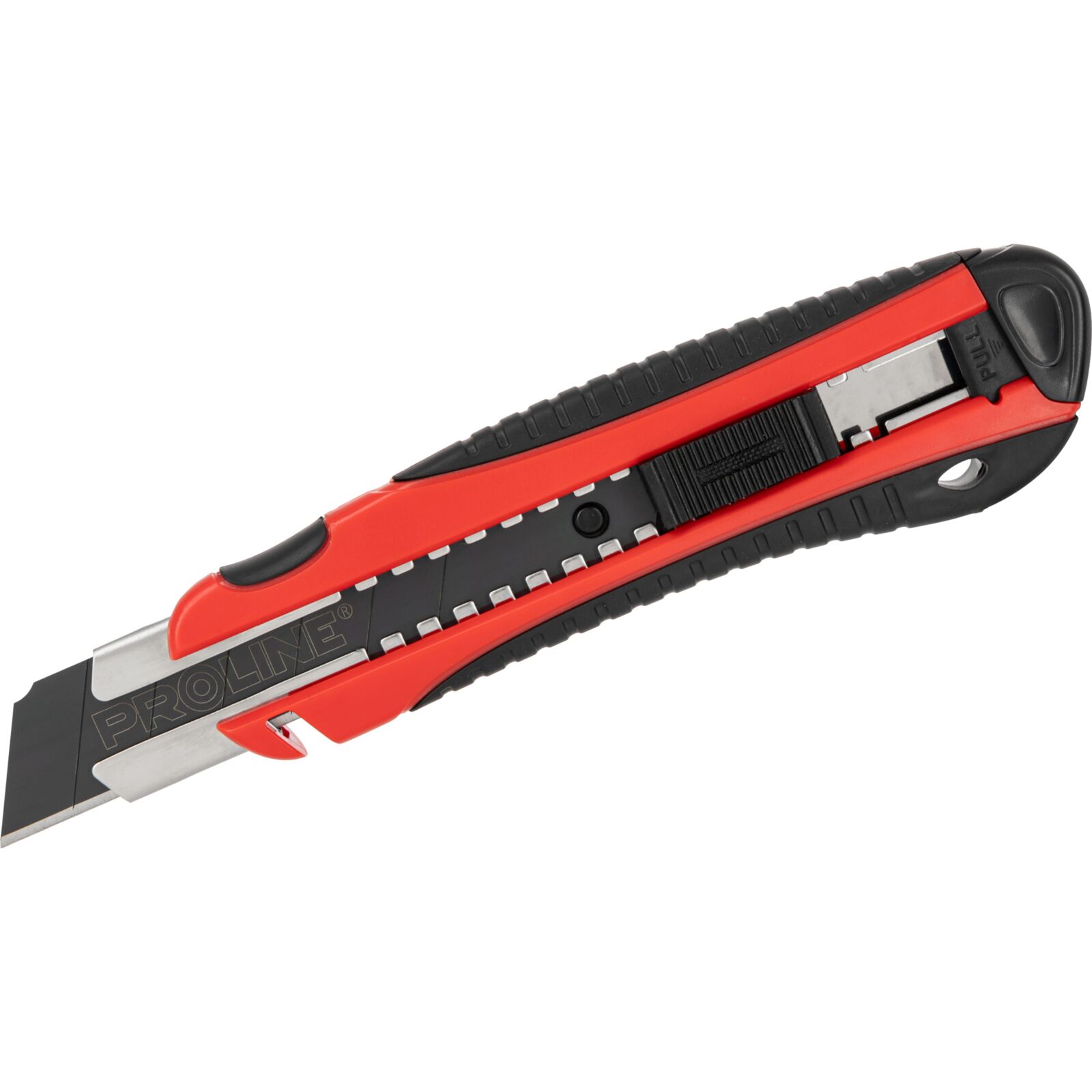 PROLINE TOOLS Retraktabel Kniv 25 mm, SK2 Svart, (1+2 st), Proline