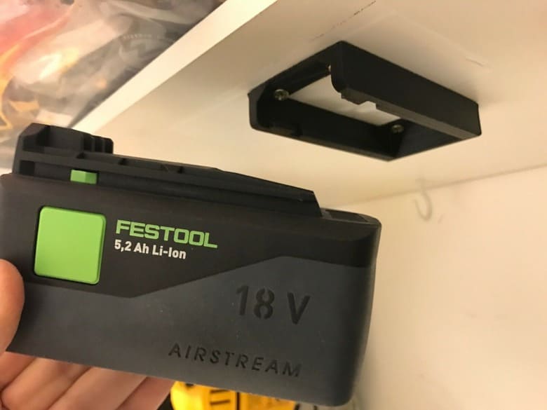 Stealth Mounts Batterihållare 6 st. för Festool 18v, STEALTHMOUNTS - 9