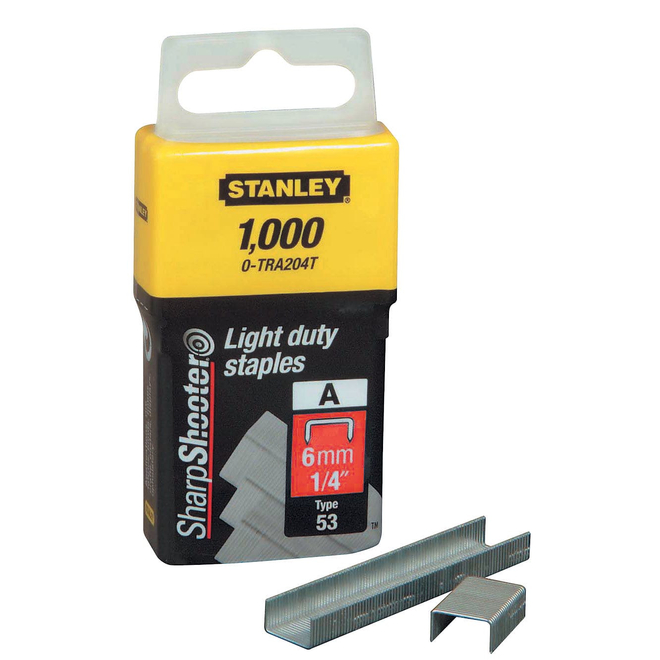 Häftklammer för häftpistol STANLEY 10 mm 3/8 LD STAPLES(1, 000) A TYPE