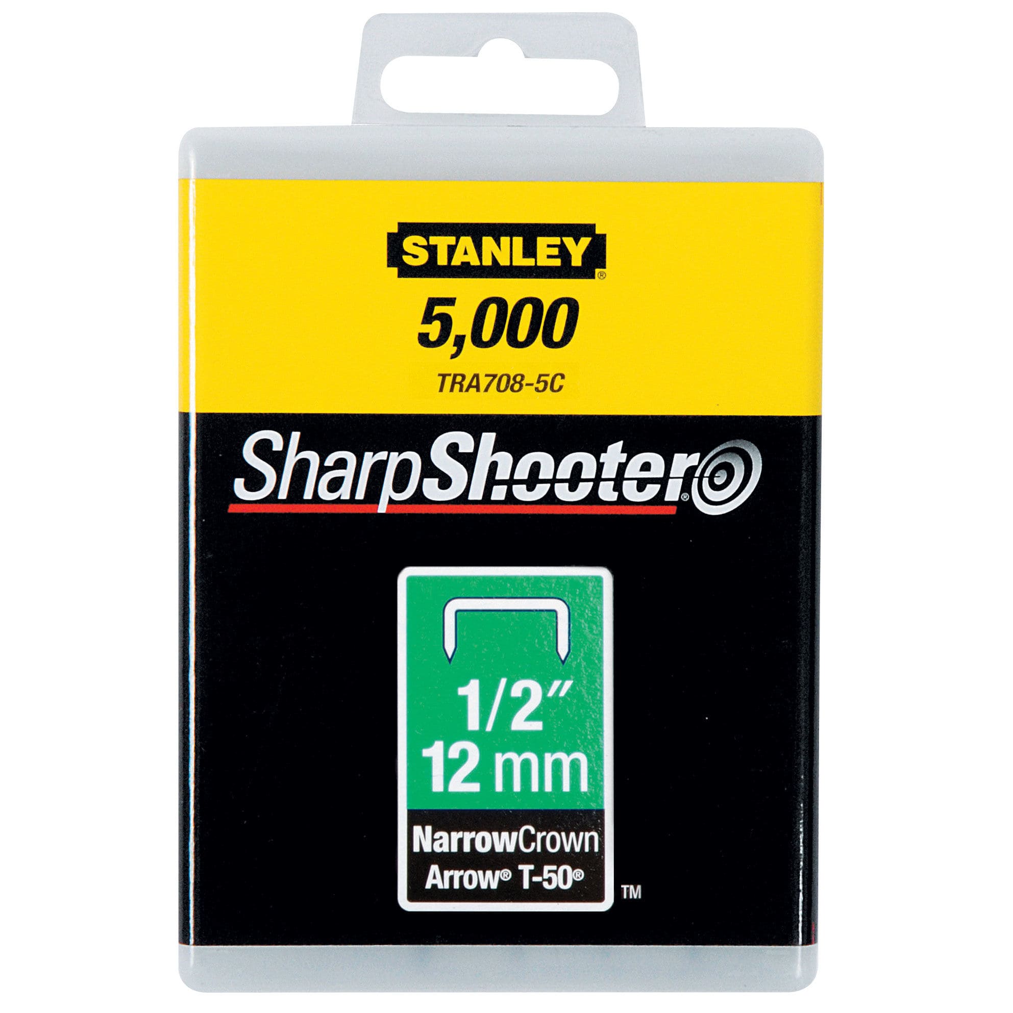 Häftklammer för häftpistol STANLEY 6 mm 1/4 HD STAPLES (X5000) g TYPE