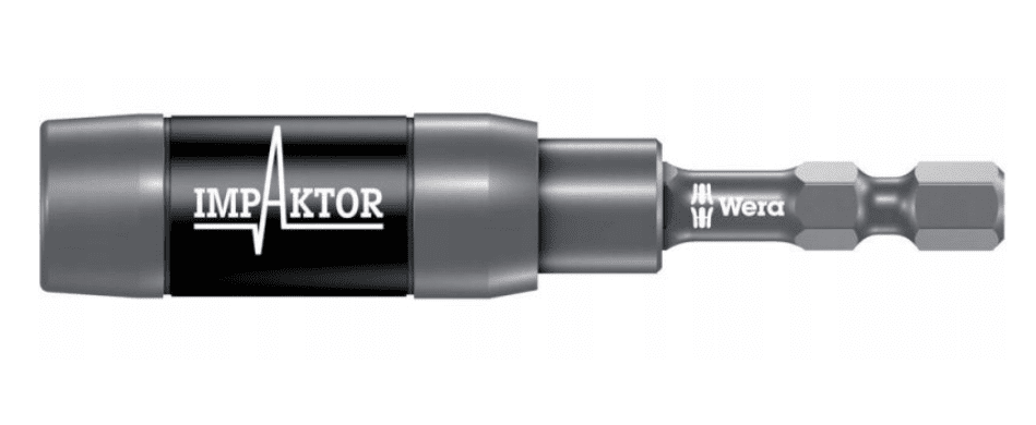WERA Bitshållare Impaktor, m. magnet o. fjäderring, 75 mm, 1/4