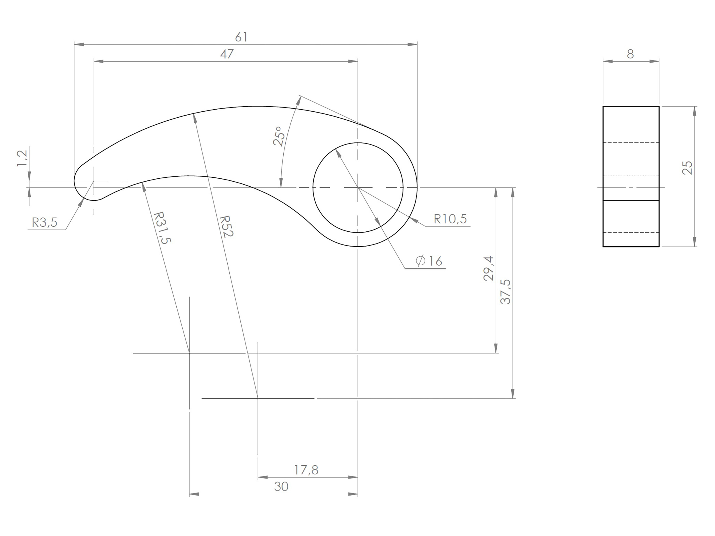 Kolv och slutbleck rfs 8mm - 3