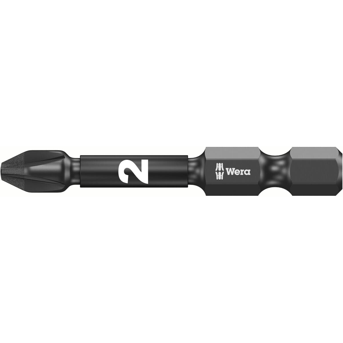 Pozidriv bit PZ2 x 50 mm 1 WERA 855/1 IMP DC Impaktor Diamond bit, 5-pack
