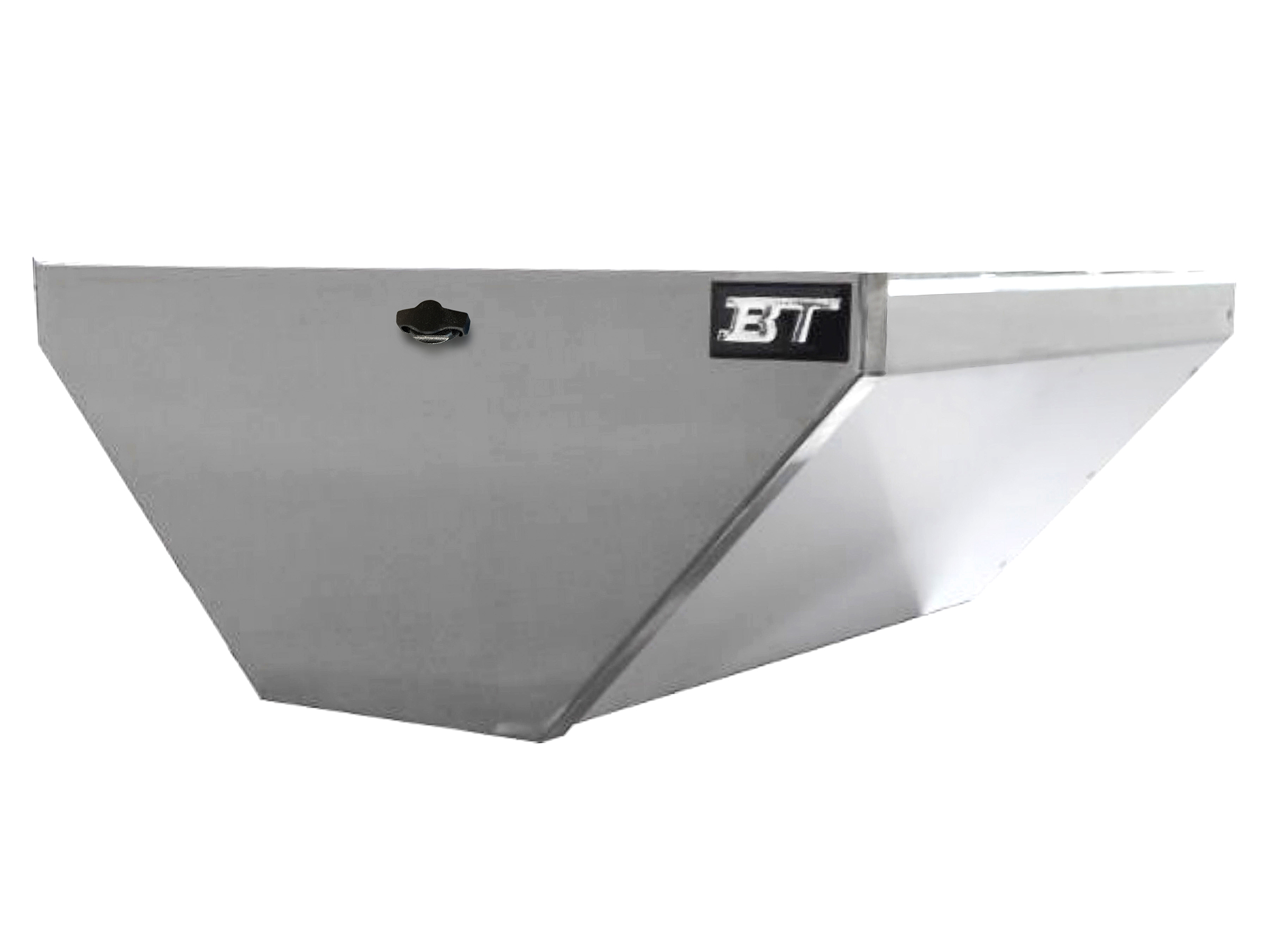 Triangellåda 570/200x255x600 mm, elox.alum. rostfritt lock