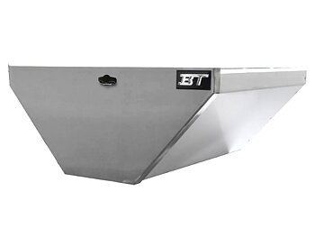 Triangellåda 570/200x255x600 mm, elox.alum. rostfritt lock