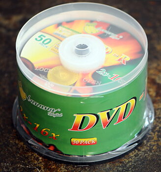 DVD -R inspelningsbara diskar, 50-pack KCK 4.7Gb data, 1-16x