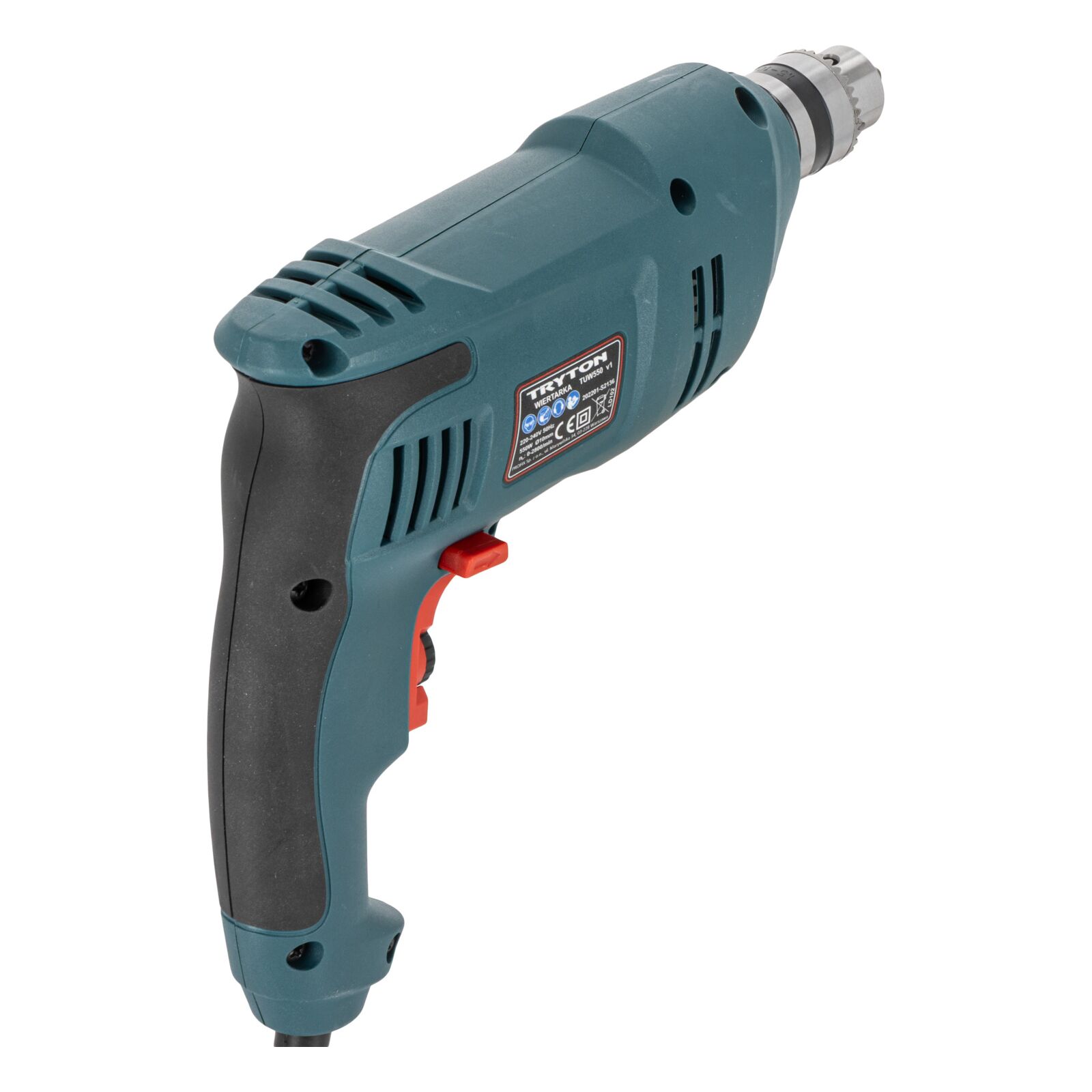 Tryton Borrmaskin (utan slagfunktion) 550W, 10 mm l/P - 4