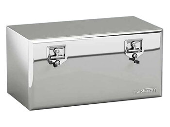 Verktygslåda 800x600x600 mm, rostfri, bottenhängd