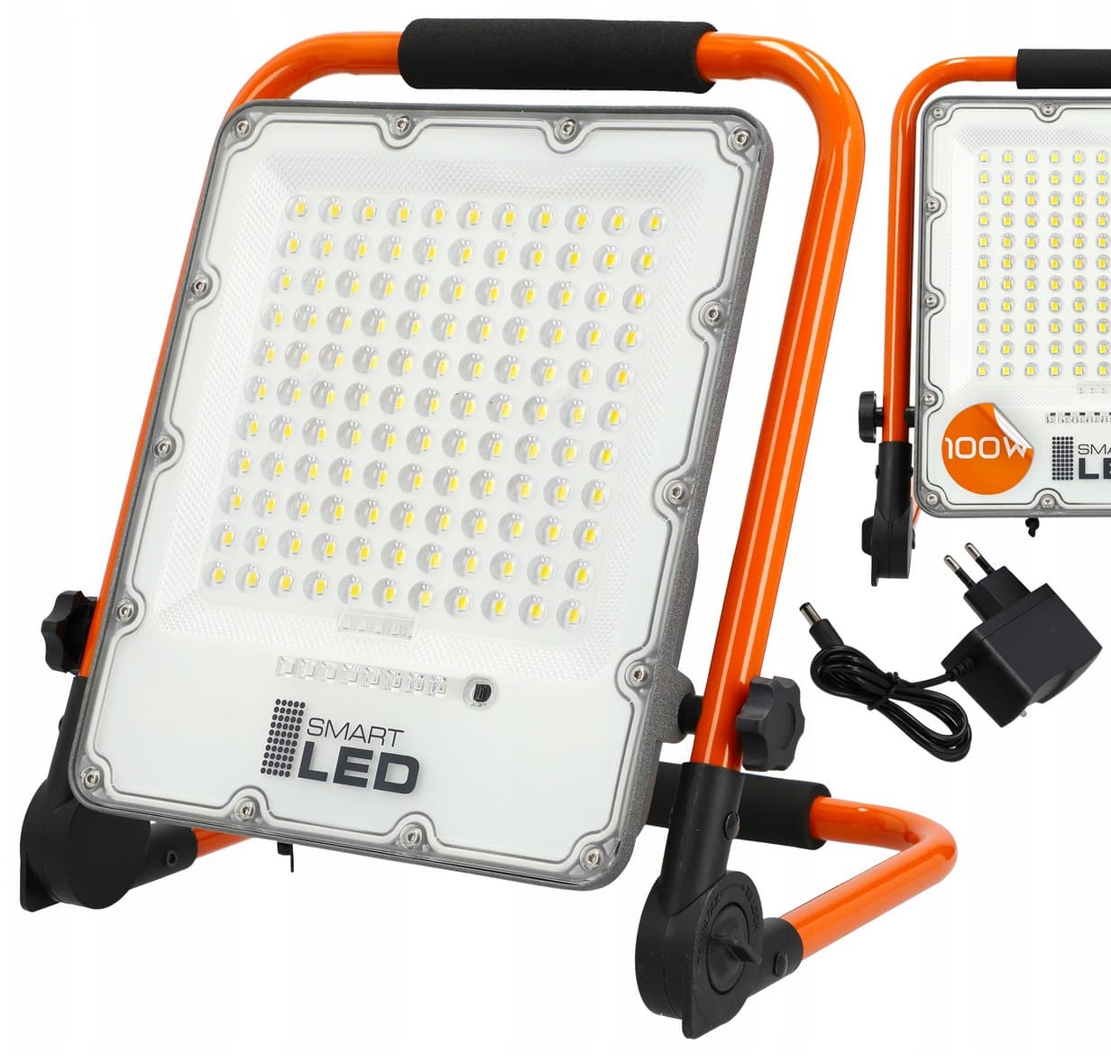 Arbetsbelysning LED 100W 3500lm Batteridriven IP65 Vridbar och Hopfällbar - 9