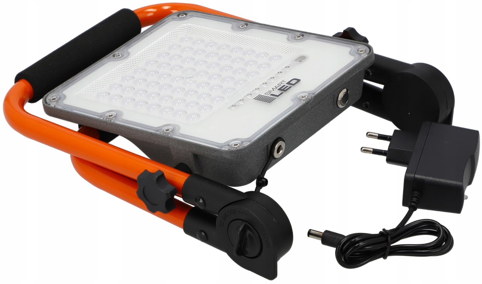 Arbetsbelysning LED 100W 3500lm Batteridriven IP65 Vridbar och Hopfällbar - 5