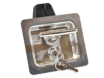 Lås med handtag