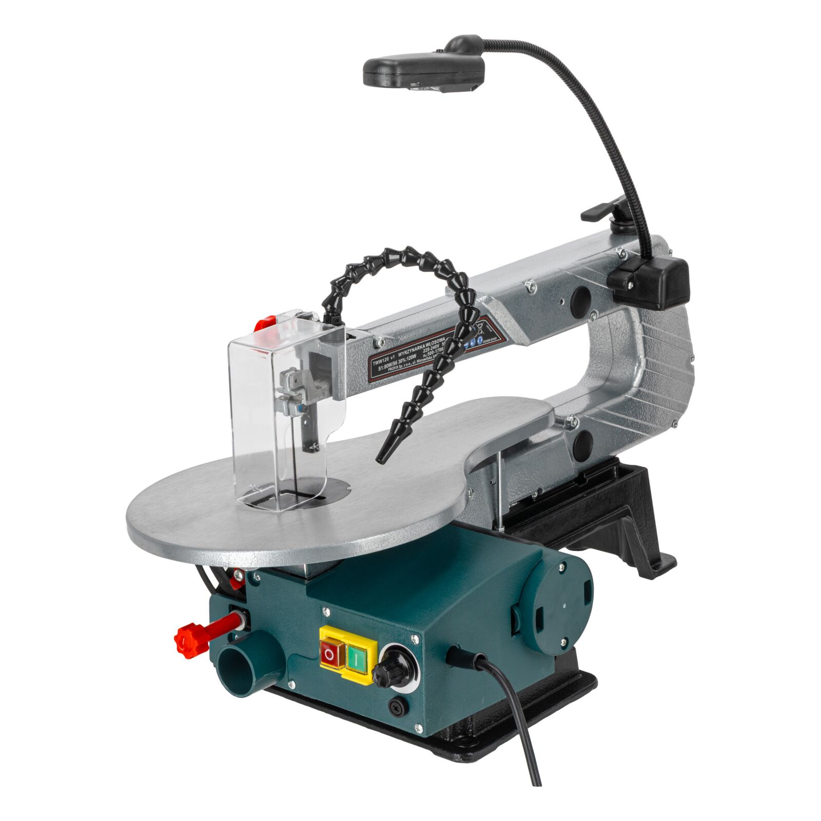 Tryton Rundsåg, elektrisk 120W, 133 mm, 500-1700 RPM, LED belysning - 2